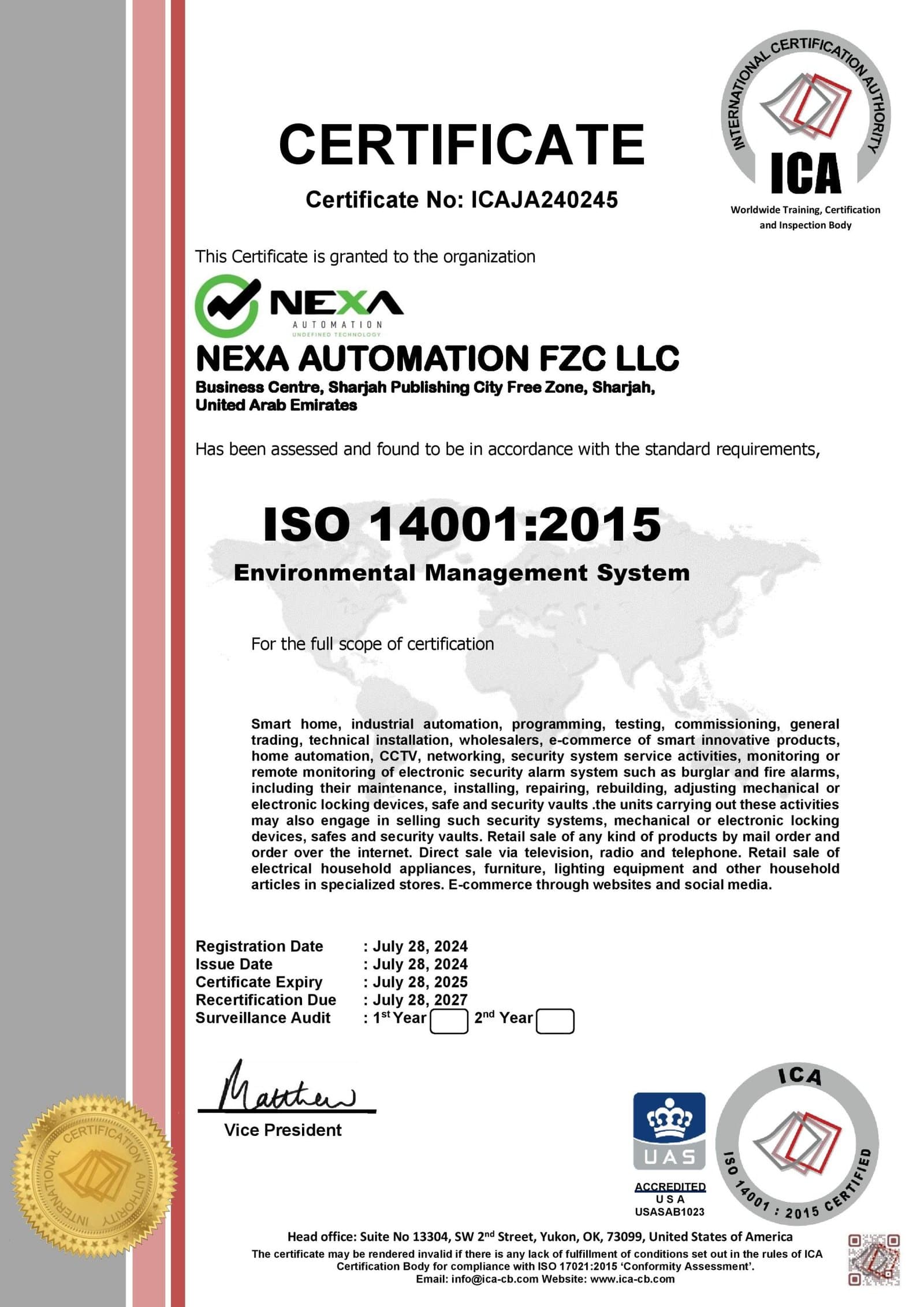 ISO 14001:2015
