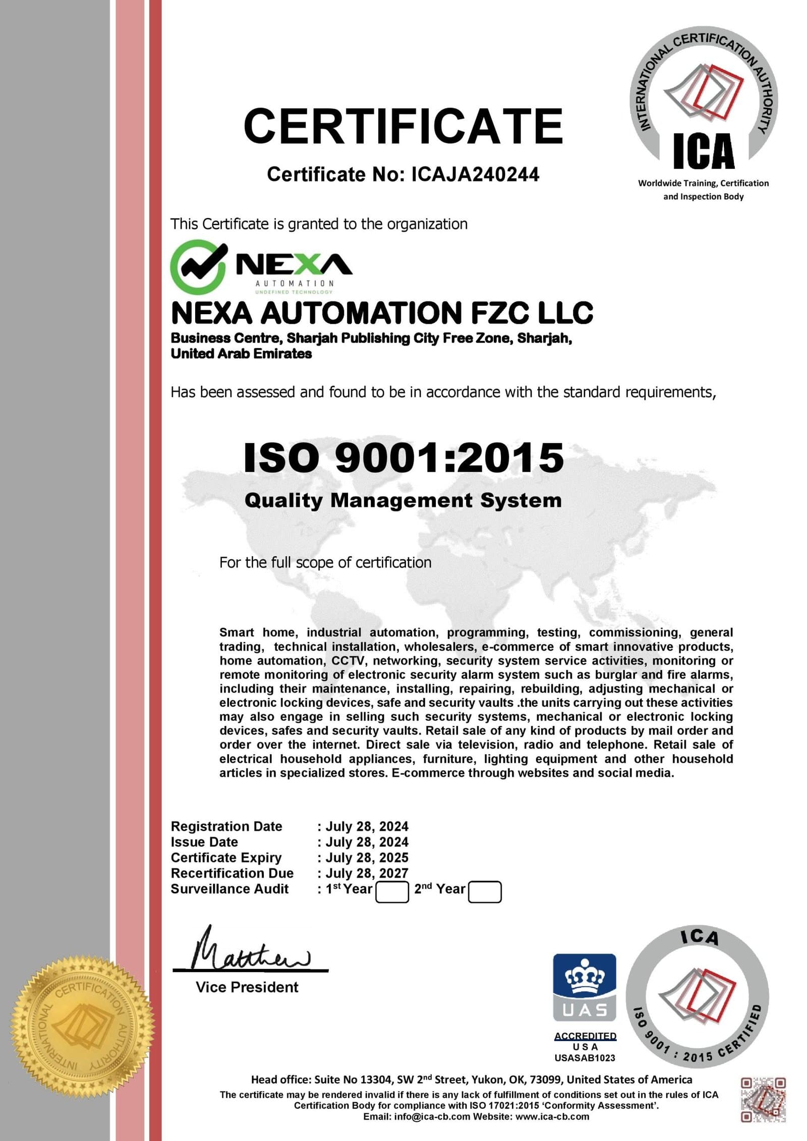 ISO 9001:2015