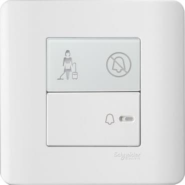 1 Gang Bell Switch, Illuminated "Do Not Disturb"